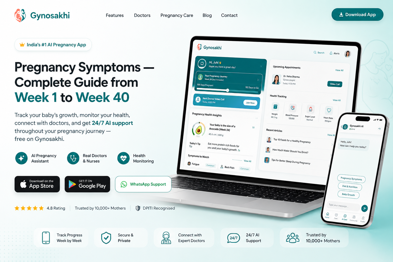GynoSakhi AI Maternity Care Platform
